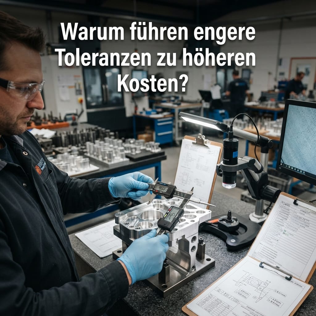 Warum führen engere Toleranzen zu höheren Kosten?