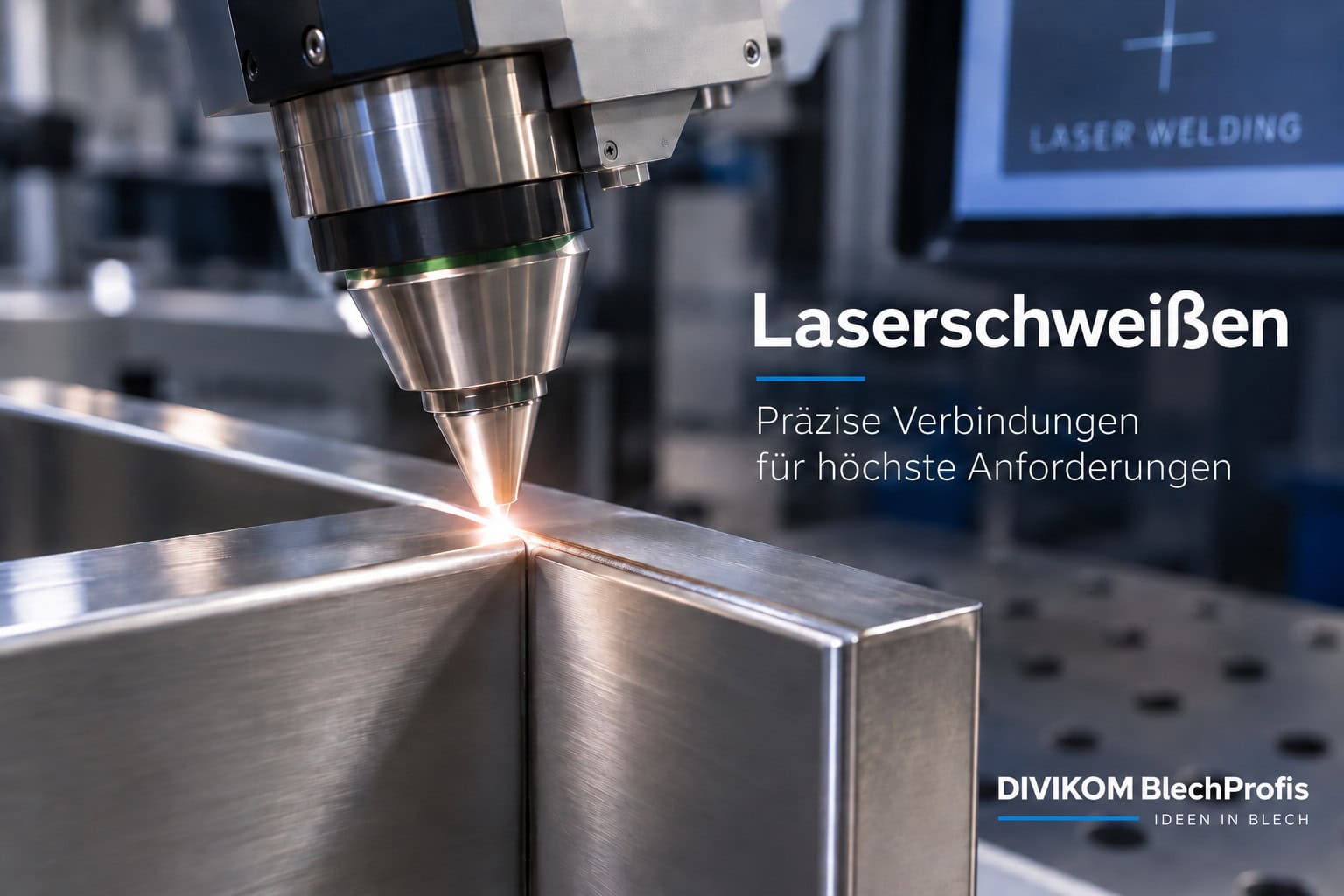 Precise laser welding for the highest quality standards.